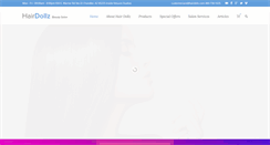 Desktop Screenshot of hairdollz.com