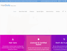 Tablet Screenshot of hairdollz.com